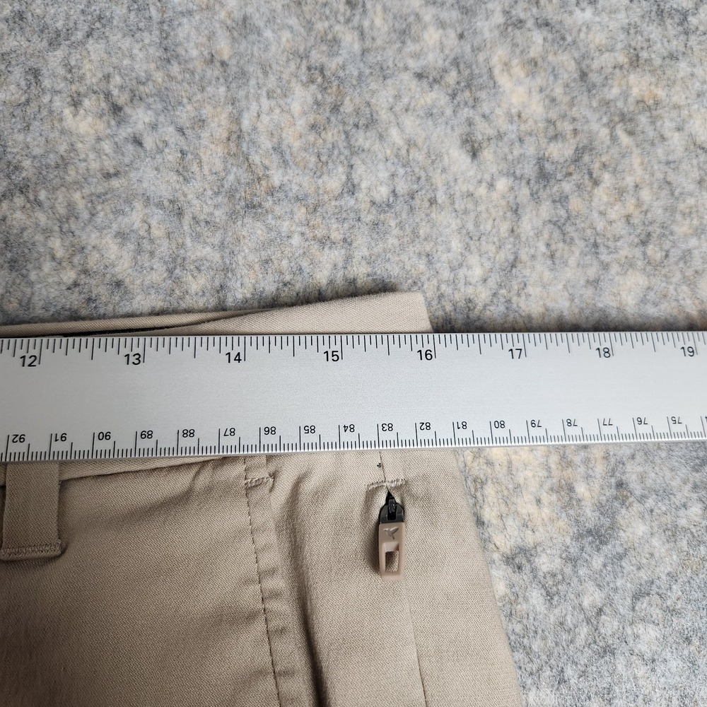 Birddogs Golf Pants Men 32x30 Khaki Beige Performance Chino‎ Stretch Zip Pocket - Picture 4 of 7